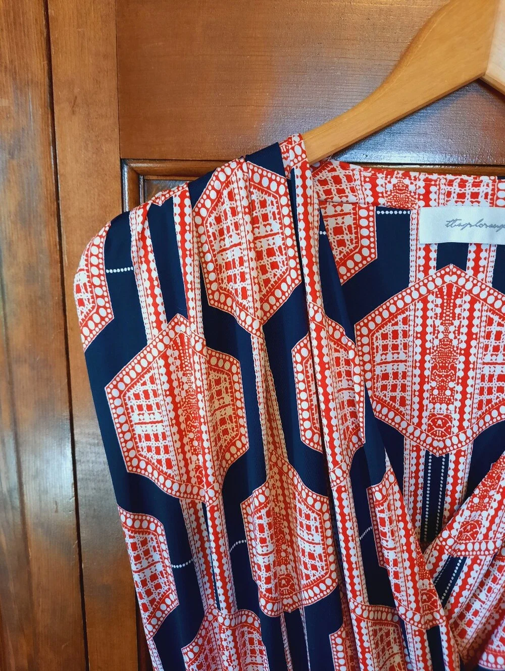 T-Bags Of Los Angeles Geometric Sleeveless Shorts Romper Pockets Size Large - Picture 6 of 16